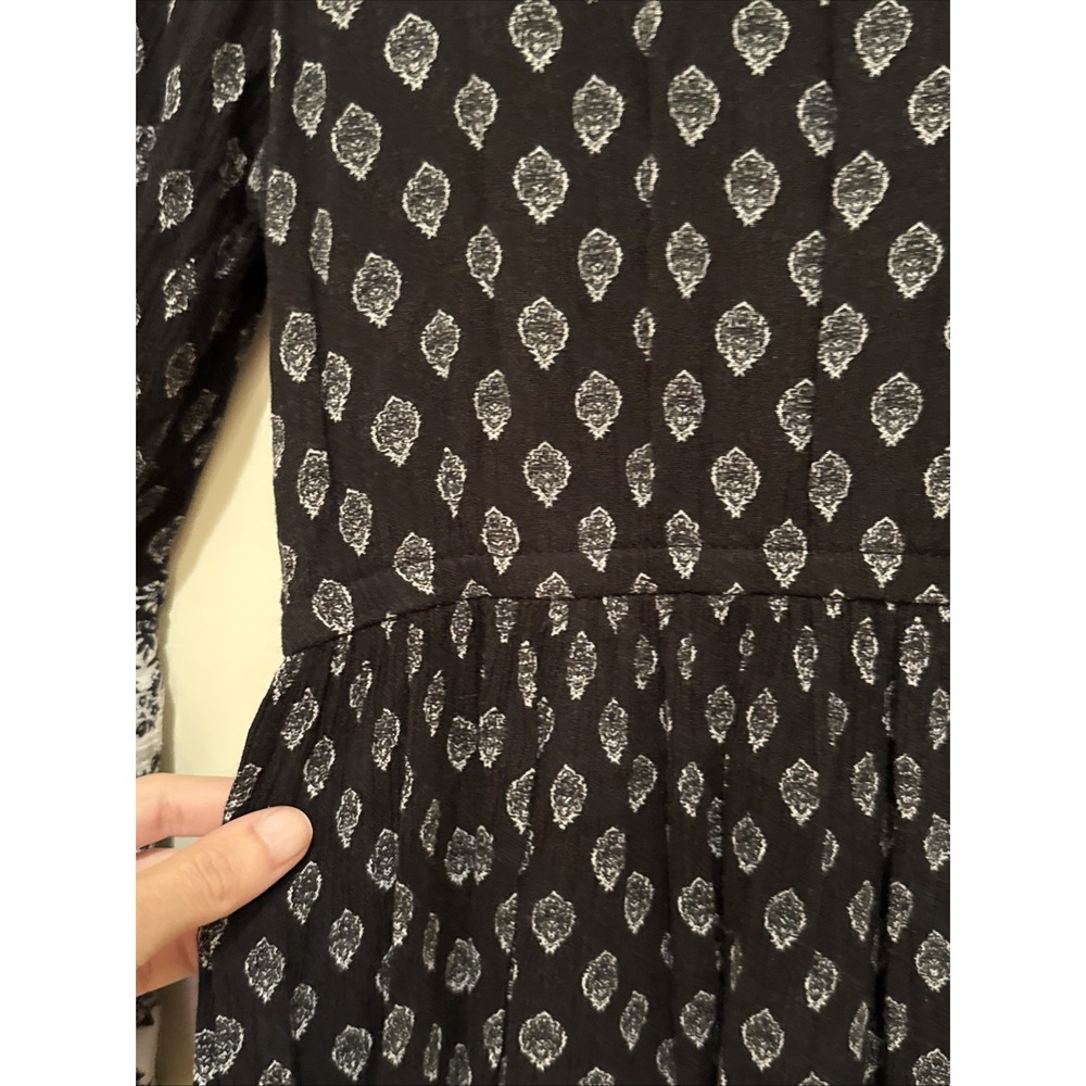 Y2K Mudd Boho Midi Dress Size Medium Fairycore Festival Romantic - Picture 6 of 8